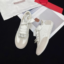 로저 비비에  Viv Low 스웨이드 트리밍 새틴